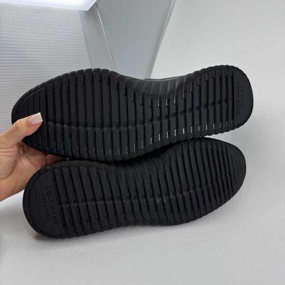 Cole Haan Grandmotion Shoes Men Size 13M Black Woven Sneakers Athletic C28528 - Picture 7 of 11